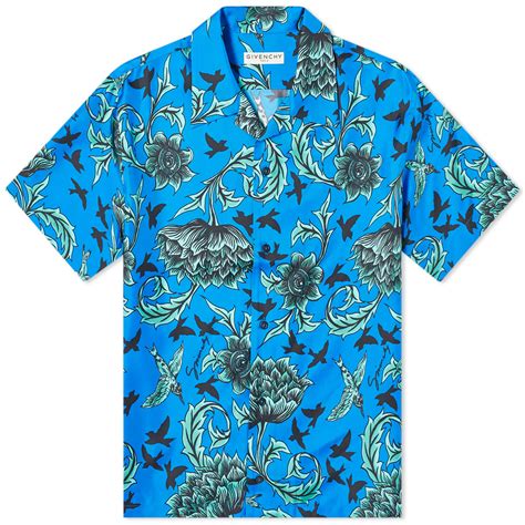 givenchy hawaiian shirt|Hawaiian shirt in silk with lemon print .